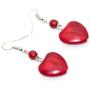 Heavstjer Fashion Piercing Jewelry Turquoise Heart Teardrop Dangle Drop Earrings