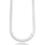 Miabella Solid 925 Sterling Silver Italian 10mm Flat Herringbone Chain Necklace for Women Men 17, 18, 20, 22 Inch Made in Italy