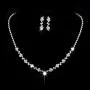 Yean Bride Silver Bridal Necklace Earrings Set Crystal Wedding Jewelry Set Rhinestone Choker Necklace for Women and Girls (Set of 3) Yean Bride Silver Bridal Necklace Earrings Set Crystal Wedding Jewelry Set Rhinestone Choker Necklace for Women and Girls (Set of 3)