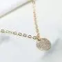 YienDoo Fashion Layered Sequin Necklace Gold Chain Choker Multilayer Bead Sequin Pendant Necklace Dainty Clavicle Chain Jewelry for Women and Girls