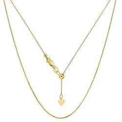 Verona Jewelers Sterling Silver 1.5MM Adjustable Snake Chain Necklace, Bolo Necklace, 24 Inch Adjustable Chain, Men Women Girls Boys