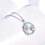 LUHE Elephant/Unicorn/Sloth/Owl Sterling Silver Cute Animal Necklace Good Luck Animal Pendant Holiday Jewelry Gift for Girls Teens Women Lover