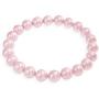 Classic Simple Ball Bead Round Stackable Single Strand Stretch Simulated Pearl Bracelet For Women 10MM Pastel Colors