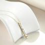 Sister Gifts from Sister, Sterling Silver Bar Necklace, Inspirational Jewelry Birthday Gifts for Sister Women Friends