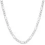 925 Sterling Silver 3.5MM - 8MM Figaro Link Chain Necklace - Silver Figaro Link Necklace for Men, Sterling Silver Necklace 18-30, Made in Italy, Men and Women, Genuine, Authentic 925 Sterling Silver 3.5MM - 8MM Figaro Link Chain Necklace - Silver Figaro Link Necklace for Men, Sterling Silver Necklace 18-30, Made in Italy, Men and Women, Genuine, Authentic