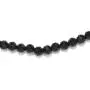 Shop LC 925 Sterling Silver Rhodium Plated Round Beads Natural Black Spinel Beaded Necklace Fashion Jewelry For Women Size 18'' Ct 28.4