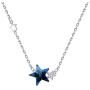 BriLove Women 925 Sterling Silver Twinkle Little Star Pendant Necklace