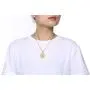 MPRAINBOW Gold Stainless Steel Gold Sri Yantra Sri Chakra Sacred Geometry Talisman Pendant Necklace MPRAINBOW Gold Stainless Steel Gold Sri Yantra Sri Chakra Sacred Geometry Talisman Pendant Necklace