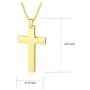 LAOYOU Crucifix Cross Necklace for Mens Stainless Steel Pendant Antique Silver Cross Necklace for Women LAOYOU Crucifix Cross Necklace for Mens Stainless Steel Pendant Antique Silver Cross Necklace for Women