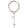 Catholic Birthstone Rosary | Italian Crystal Beads | 12 Colors | Perfect Gift for Anytime of the Year | Christian Jewelry (February - Purple Amethyst)