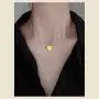 QeenseKc Dainty Heart Name Engraved Necklace Personlized 18K Gold Plated Initial Pendant Jewelry for Women Girls QeenseKc Dainty Heart Name Engraved Necklace Personlized 18K Gold Plated Initial Pendant Jewelry for Women Girls