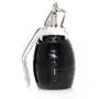 Fusamk Hip Hop Stainless Steel Grenade Pendant Charm Necklace with 24'' Box Chain Fusamk Hip Hop Stainless Steel Grenade Pendant Charm Necklace with 24'' Box Chain