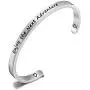 ENSIANTH Coworker Retirement Gift Enjoy The Next Adventure Cuff Bracelet Graduation Jewelry Promotion Gifts for Colleague