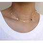 Gold Star Choker Necklace Silver Star Necklace for Women Dainty Choker Necklace Silver Gold Choker Necklaces Brandy Melville Jewelry