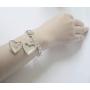 DVE Fashion Chain Bracelet, Hollow Out Heart Pendant Silver Plated Chain Bracelets for Women, Nickel-Free, Hypoallergenic