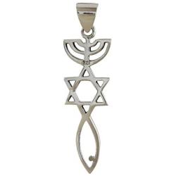 AJDesign Real 925 Sterling Silver Pendant Charm with Religious Token