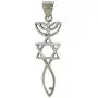 AJDesign Real 925 Sterling Silver Pendant Charm with Religious Token AJDesign Real 925 Sterling Silver Pendant Charm with Religious Token