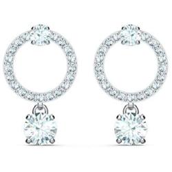 SWAROVSKI Womens Attract Crystal Jewelry Collection, Rhodium Finish