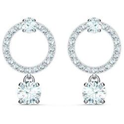 SWAROVSKI Womens Attract Crystal Jewelry Collection, Rhodium Finish