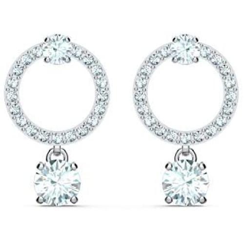 SWAROVSKI Womens Attract Crystal Jewelry Collection, Rhodium Finish