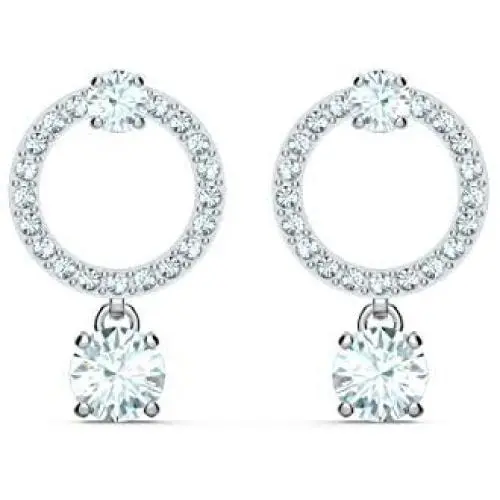 SWAROVSKI Womens Attract Crystal Jewelry Collection, Rhodium Finish SWAROVSKI Womens Attract Crystal Jewelry Collection, Rhodium Finish