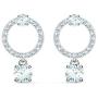 SWAROVSKI Womens Attract Crystal Jewelry Collection, Rhodium Finish