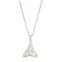 Solvar Celtic Weave & Trinity Knot Necklace Silver Irish Made Solvar Celtic Weave & Trinity Knot Necklace Silver Irish Made