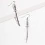 coadipress Vintage Katana Knife Dangle Drop Earrings for Women Girls Personalized Creative Funny Punk Cool Silver Retro Statement Earrings