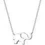 FANCIME White/Yellow/Rose Gold Plated 925 Sterling Silver High Polished Cute Mini Small Lucky Elephant Family Dainty Pendant Necklace For Women Girls, 16'' + 2'' Extender FANCIME White/Yellow/Rose Gold Plated 925 Sterling Silver High Polished Cute Mini Small Lucky Elephant Family Dainty Pendant Necklace For Women Girls, 16'' + 2'' Extender
