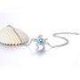 Blue Opal Sea Turtle Bracelet Sterling Silver Bracelets Jewelry For Women Gifts New Version 4 Level Adjustable Bracelet
