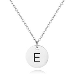 Sereney Initial Necklaces, 18k Gold/Rose-Gold/Silver Plated Engraved Letter Necklace for Women, Gifts for mom, Women Jewelry to Best Friend, Bridesmaid.