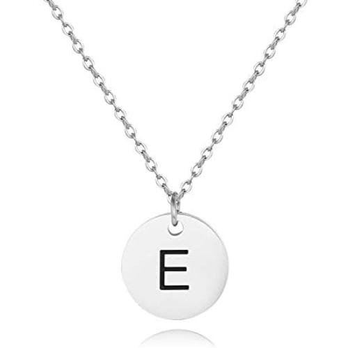 Sereney Initial Necklaces, 18k Gold/Rose-Gold/Silver Plated Engraved Letter Necklace for Women, Gifts for mom, Women Jewelry to Best Friend, Bridesmaid.