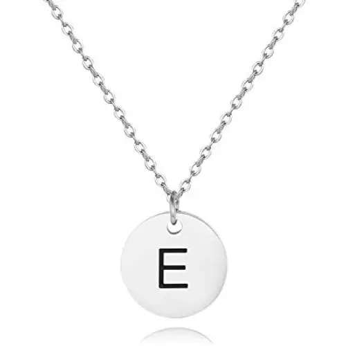 Sereney Initial Necklaces, 18k Gold/Rose-Gold/Silver Plated Engraved Letter Necklace for Women, Gifts for mom, Women Jewelry to Best Friend, Bridesmaid.