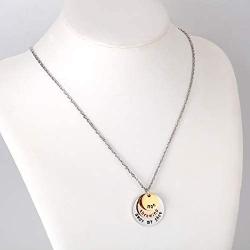 Ukodnus Not Throwing Away My Shot Tri-Layer Necklace for Teen Girls Hamilton Gifts Broadway Musical Inspired Jewelry (Necklace)