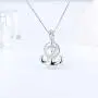 LGSY 925 Sterling Silver Anchor Cage Pendants for Pearl Jewelry Making, Design Pearl Cage Pendants for Adorable Gift