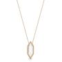 Moderne Monocle - Rose Gold Magnifying Pendant Necklace.. Stylish Alternative to Reading Glasses. Harlow Rose Gold