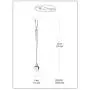 Pepe Dominguez 925 Sterling Silver Hammered Long Drop with Heart Dangle Earrings Pepe Dominguez 925 Sterling Silver Hammered Long Drop with Heart Dangle Earrings