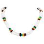 BlueRica Puka Chip Shell Beads & Rasta Coconut Chips Necklace