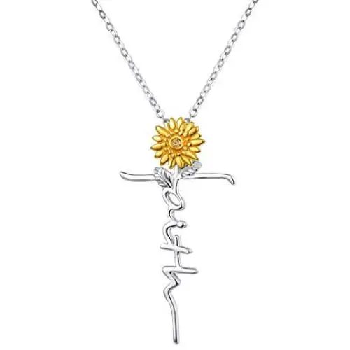 PRAYMOS 925 Sterling Silver Sideways Cross Necklace for Women Synthetic Opal Dainty Necklace 18in Silver Chain and 2in Adjustable Extender PRAYMOS 925 Sterling Silver Sideways Cross Necklace for Women Synthetic Opal Dainty Necklace 18in Silver Chain and 2in Adjustable Extender
