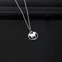 ENSIANTH Hyena Gift Hyena Lover Gift Hyena Necklace Hyena Jewelry for Her Animal Lover Gift