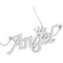 XVX 925 Sterling Silver Custom Name Necklace with Crown 18K Gold Plated Personalized Nameplate Engraved Pendant Birthday Jewelry Gifts for Women Girl