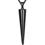 Beautlace Cone Necklace Silver/18K Gold/Black Gun Plated Geometric Pendant Minimalist Jewelry for Men and Women KP0098