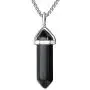 BEADNOVA Crystal Necklaces for Women Crystal Pendant Gemstone Necklace for Spiritual Energy Healing Hexagonal Pendant Divination for Men (18 Inches Stainless Chain) BEADNOVA Crystal Necklaces for Women Crystal Pendant Gemstone Necklace for Spiritual Energy Healing Hexagonal Pendant Divination for Men (18 Inches Stainless Chain)