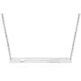 Lazycat Charm Friendship Arrow Necklace Cool Long Bar Necklace Jewelry