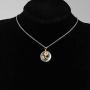 BAUNA Dried Flower Necklace Processed Real Flower Pendant Necklace for Mori Girls