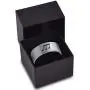 Triplet Beam Note Music Ring - Tungsten Band 8mm - Men - Women - 18k Rose Gold Step Bevel Edge - Yellow - Grey - Blue - Black - Brushed - Polished - Wedding - Gift Dome Flat Triplet Beam Note Music Ring - Tungsten Band 8mm - Men - Women - 18k Rose Gold Step Bevel Edge - Yellow - Grey - Blue - Black - Brushed - Polished - Wedding - Gift Dome Flat
