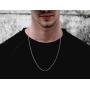Savlano 925 Sterling Silver 1.5mm Italian Solid Flat Mariner Link Chain Necklace for Men & Women - Made in Italy Comes Gift Box (1.5mm)