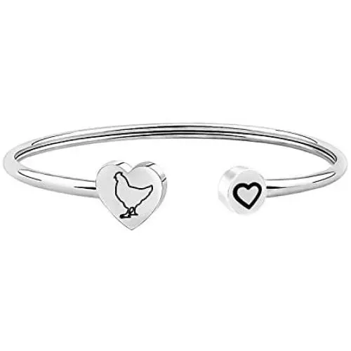 CENWA Pet Lover Gift Poultry Lover Gift Chicken Charm Bracelet Chicken Jewelry Chicken Lover Gift CENWA Pet Lover Gift Poultry Lover Gift Chicken Charm Bracelet Chicken Jewelry Chicken Lover Gift