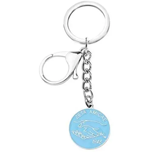 AKTAP Zeta Amicae Inspired Jewelry Zeta Amicae Zipper Keychain Soror Sisters Greek Sorority Gift for Her AKTAP Zeta Amicae Inspired Jewelry Zeta Amicae Zipper Keychain Soror Sisters Greek Sorority Gift for Her