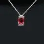 Uloveido Purple Cubic Zirconia Jewelry Set Crystal Pendant Necklace Ring Earrings T094 Uloveido Purple Cubic Zirconia Jewelry Set Crystal Pendant Necklace Ring Earrings T094